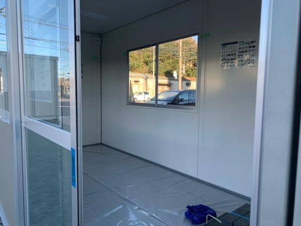 栃木県宇都宮戸祭店/展示場の新棟ユニットハウス・プレハブ・コンテナハウス47MSL(3.02坪)の本体の内観