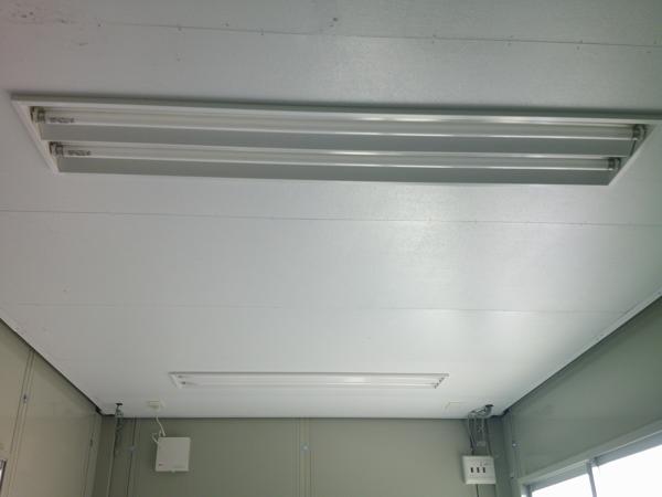 京都府木津川店/展示場の中古ユニットハウス・プレハブ・コンテナハウスCT-41J(2.83坪)の各設備の照明器具