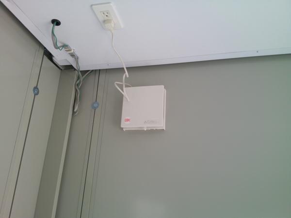 京都府木津川店/展示場の中古ユニットハウス・プレハブ・コンテナハウスCT-41J(2.83坪)の各設備の換気扇