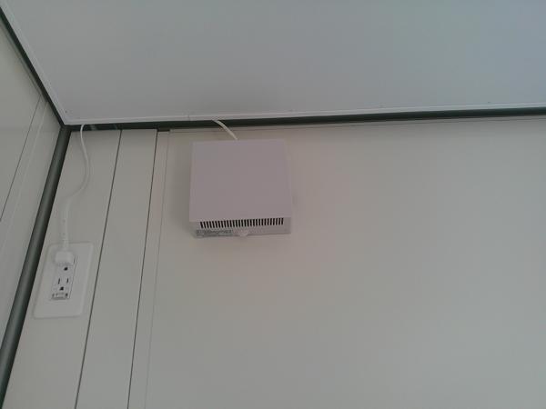 神奈川県小田原店/展示場の新棟ユニットハウス・プレハブ・コンテナハウス38MSL(2.43坪)の各設備の換気扇