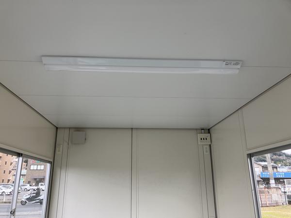 広島県広島八木店/展示場の新棟ユニットハウス・プレハブ・コンテナハウス38MSL(2.43坪)の本体の内観