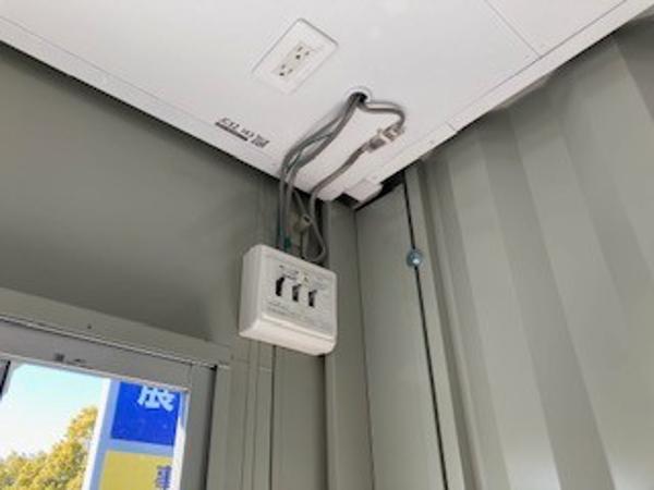 群馬県太田店/展示場の中古ユニットハウス・プレハブ・コンテナハウスCT-32JG(0.65坪)の各設備の分電盤