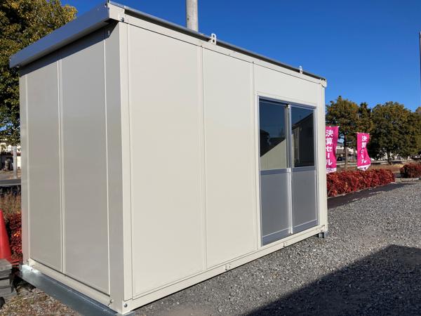 群馬県太田店/展示場の中古ユニットハウス・プレハブ・コンテナハウスCT-41J(2.83坪)の本体の外観