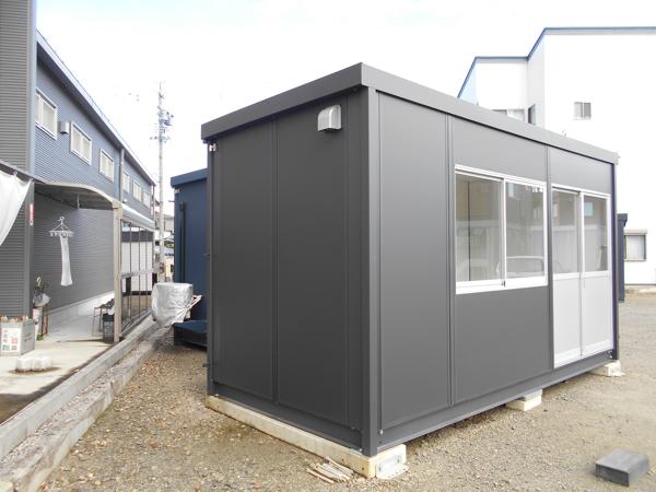 愛知県碧南店/展示場の新棟ユニットハウス・プレハブ・コンテナハウス47MSL(3.02坪)の本体の外観