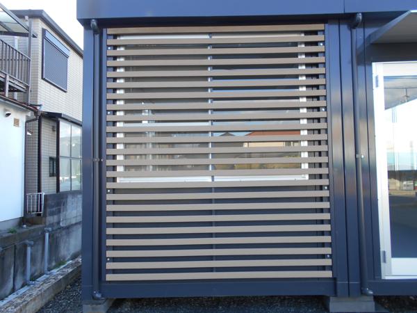 京都府宇治出張所/展示場の中古ユニットハウス・プレハブ・コンテナハウスCT-54J(7.78坪)の本体の外観