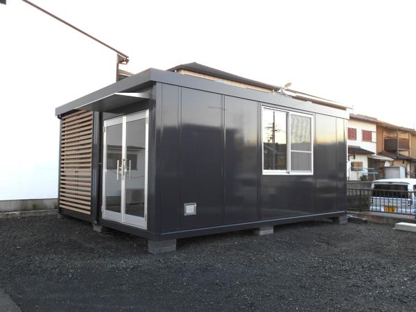 京都府宇治出張所/展示場の中古ユニットハウス・プレハブ・コンテナハウスCT-54J(7.78坪)の本体の外観