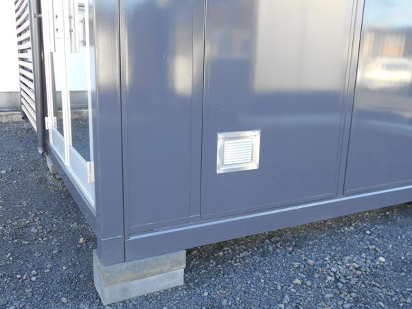 京都府宇治出張所/展示場の中古ユニットハウス・プレハブ・コンテナハウスCT-54J(7.78坪)の各設備の給気口