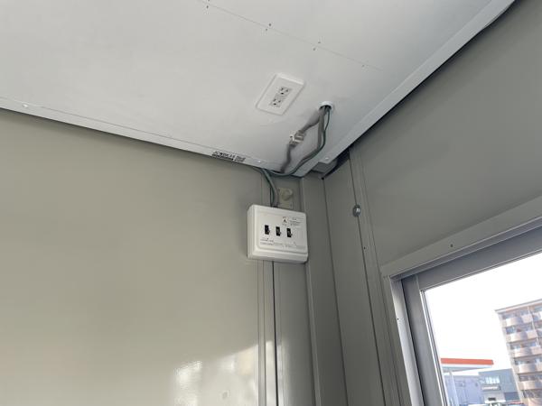熊本県熊本店/展示場の中古ユニットハウス・プレハブ・コンテナハウスCT-32J(2.16坪)の各設備の分電盤