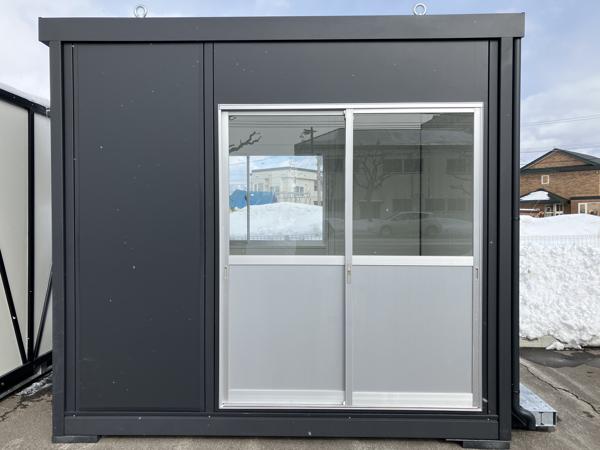 北海道函館店/展示場の新棟ユニットハウス・プレハブ・コンテナハウス29MSL(1.84坪)の本体の外観