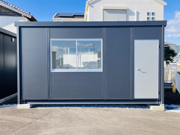高知県土佐店/展示場の新棟ユニットハウス・プレハブ・コンテナハウス47MSL(3.02坪)の本体の外観