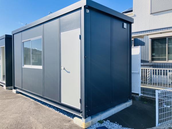 高知県土佐店/展示場の新棟ユニットハウス・プレハブ・コンテナハウス47MSL(3.02坪)の本体の外観