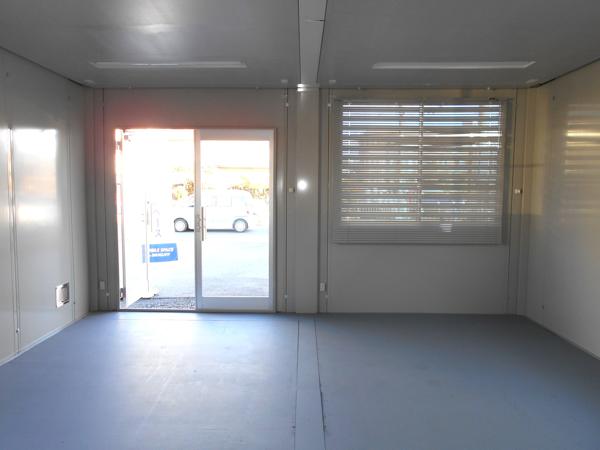 京都府宇治出張所/展示場の中古ユニットハウス・プレハブ・コンテナハウスCT-54J(7.78坪)の本体の内観