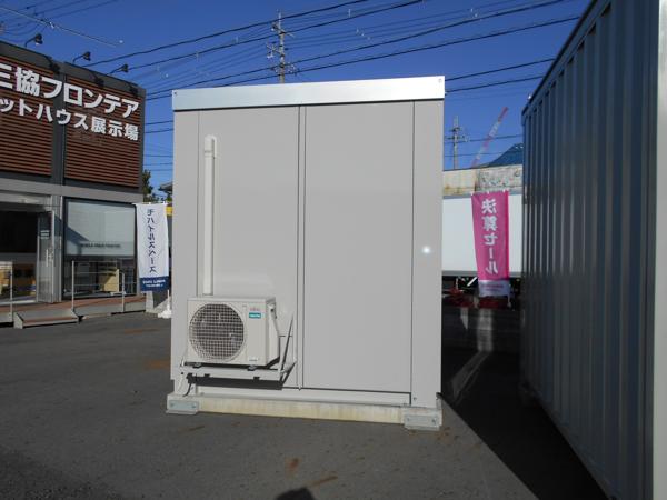 京都府宇治出張所/展示場の中古ユニットハウス・プレハブ・コンテナハウスCT-32J(2.16坪)の本体の外観