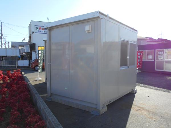 京都府宇治出張所/展示場の中古ユニットハウス・プレハブ・コンテナハウスCT-32J(2.16坪)の本体の外観