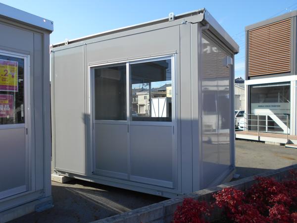 京都府宇治出張所/展示場の中古ユニットハウス・プレハブ・コンテナハウスCT-32J(2.16坪)の本体の外観