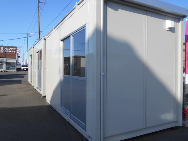 福島県須賀川店/展示場の中古ユニットハウス・プレハブ・コンテナハウスCT-41J(2.83坪)の本体の外観