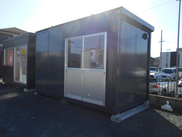 京都府宇治出張所/展示場の中古ユニットハウス・プレハブ・コンテナハウスCT-41J(2.83坪)の本体の外観