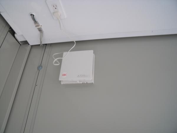 埼玉県花園インター店/展示場の中古ユニットハウス・プレハブ・コンテナハウスCT-32J(2.16坪)の各設備の換気扇