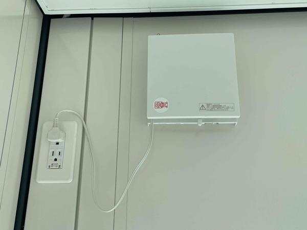 福岡県朝倉店/展示場の新棟ユニットハウス・プレハブ・コンテナハウス38MSL(2.43坪)の各設備の換気扇