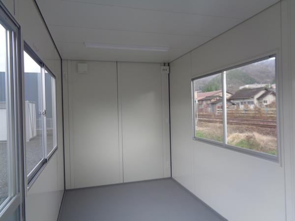 岡山県津山店/展示場の新棟ユニットハウス・プレハブ・コンテナハウス47MSL(3.02坪)の本体の内観