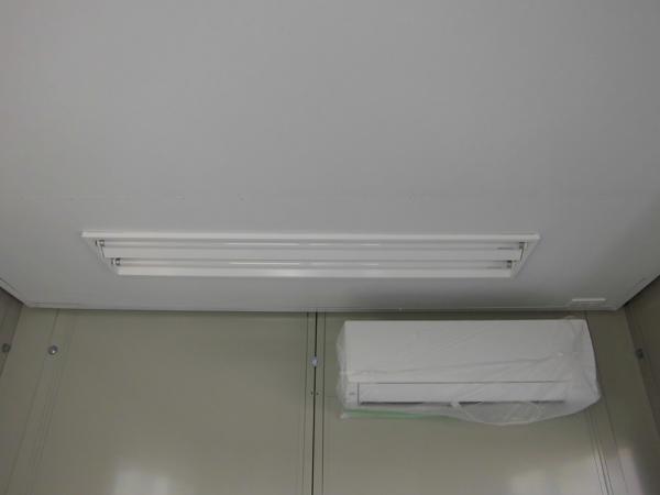 埼玉県春日部総合展示場の中古ユニットハウス・プレハブ・コンテナハウスCT-32J(2.16坪)の各設備のエアコン