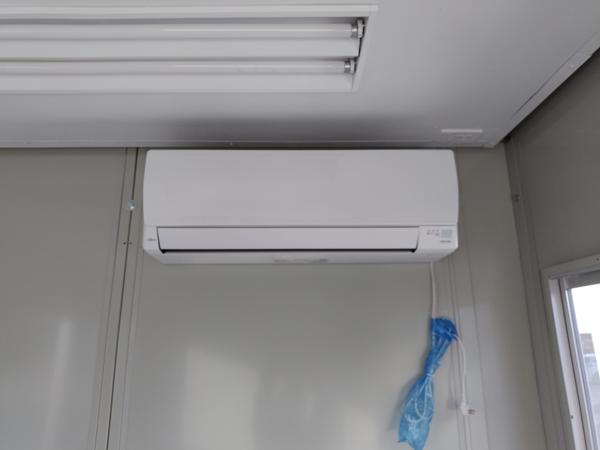 茨城県小美玉店/展示場の中古ユニットハウス・プレハブ・コンテナハウスCT-32J(2.16坪)の各設備のエアコン