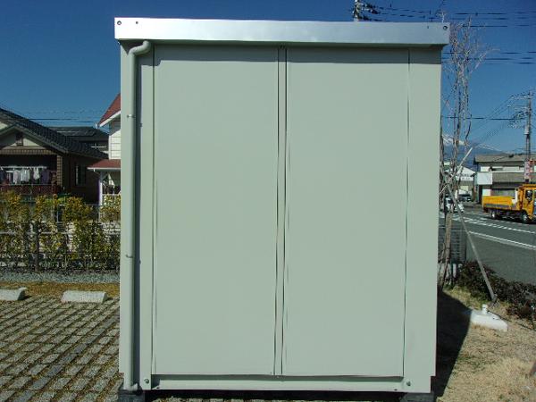 静岡県新富士総合展示場の中古ユニットハウス・プレハブ・コンテナハウスCT-41J(2.83坪)の本体の外観