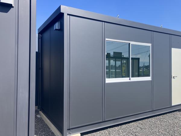 鹿児島県鹿屋店/展示場の新棟ユニットハウス・プレハブ・コンテナハウス47MSL(3.02坪)の本体の外観