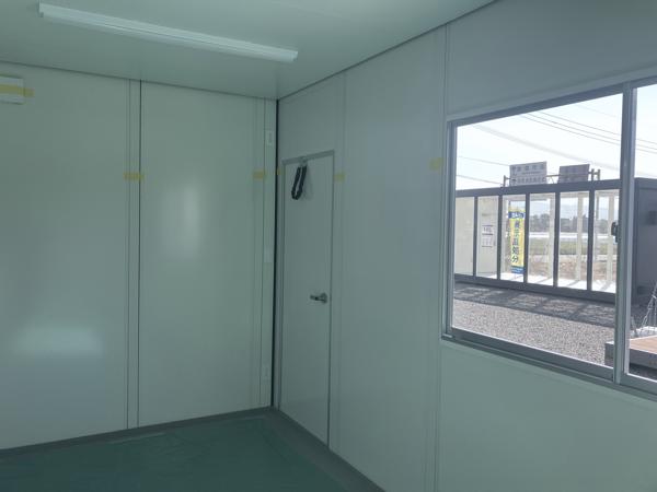 鹿児島県鹿屋店/展示場の新棟ユニットハウス・プレハブ・コンテナハウス47MSL(3.02坪)の本体の内観