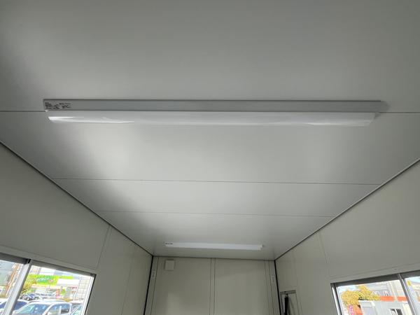 福井県福井店/展示場の新棟ユニットハウス・プレハブ・コンテナハウス47MSL(3.02坪)の各設備の照明器具