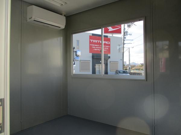 京都府亀岡店/展示場の中古ユニットハウス・プレハブ・コンテナハウスCT-32J(2.16坪)の本体の内観