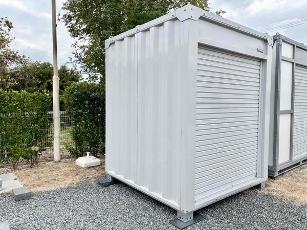 岡山県倉敷店/展示場の新棟ユニットハウス・プレハブ・コンテナハウスGORILLA(0.94坪)の本体の外観