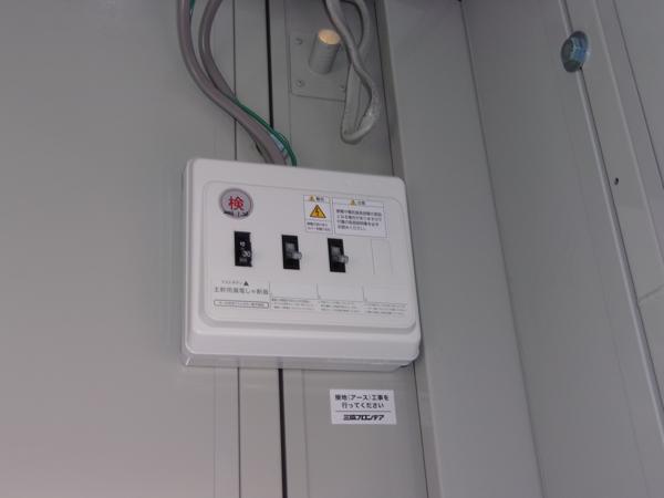 福島県白河店/展示場の中古ユニットハウス・プレハブ・コンテナハウスCT-41J(2.83坪)の各設備の分電盤