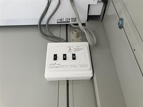 群馬県伊勢崎バイパス店/展示場の中古ユニットハウス・プレハブ・コンテナハウスCT-41J(2.83坪)の各設備の分電盤