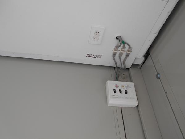 茨城県鹿嶋店/展示場の中古ユニットハウス・プレハブ・コンテナハウスCT-41J(2.83坪)の各設備の分電盤