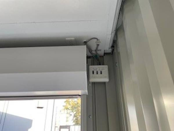 栃木県鹿沼店/展示場の中古ユニットハウス・プレハブ・コンテナハウスCT-32JG(2.16坪)の各設備の分電盤