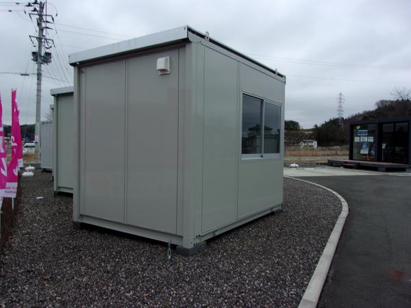 福島県白河店/展示場の中古ユニットハウス・プレハブ・コンテナハウスCT-32J(2.16坪)の本体の外観