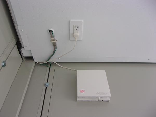 福島県白河店/展示場の中古ユニットハウス・プレハブ・コンテナハウスCT-32J(2.16坪)の各設備の換気扇