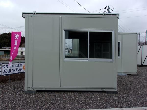 福島県白河店/展示場の中古ユニットハウス・プレハブ・コンテナハウスCT-32J(2.16坪)の本体の外観