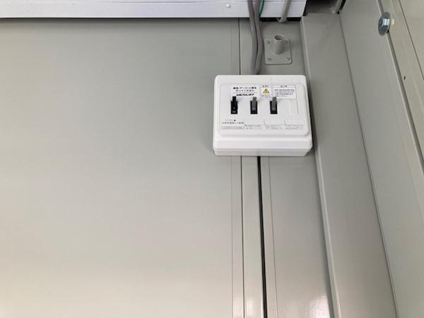 群馬県前橋店/展示場の中古ユニットハウス・プレハブ・コンテナハウスCT-41J(2.83坪)の各設備の分電盤