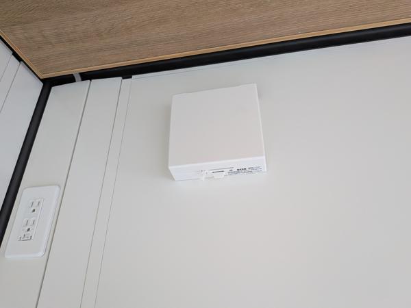 愛媛県松山出張所/総合展示場の新棟ユニットハウス・プレハブ・コンテナハウス47MSL(3.02坪)の各設備の給気口