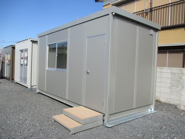 埼玉県加須店/展示場の新棟ユニットハウス・プレハブ・コンテナハウス47MSL(3.02坪)の本体の外観