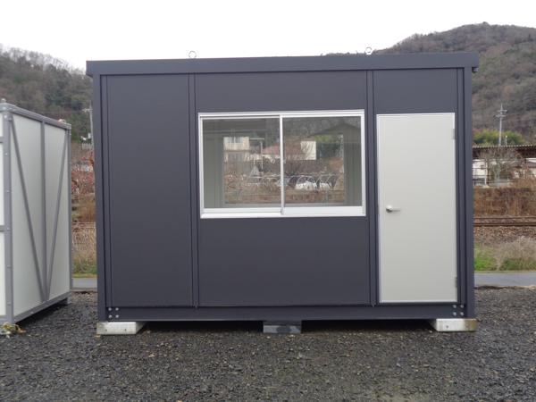 岡山県津山店/展示場の新棟ユニットハウス・プレハブ・コンテナハウス38MSL(2.43坪)の本体の外観