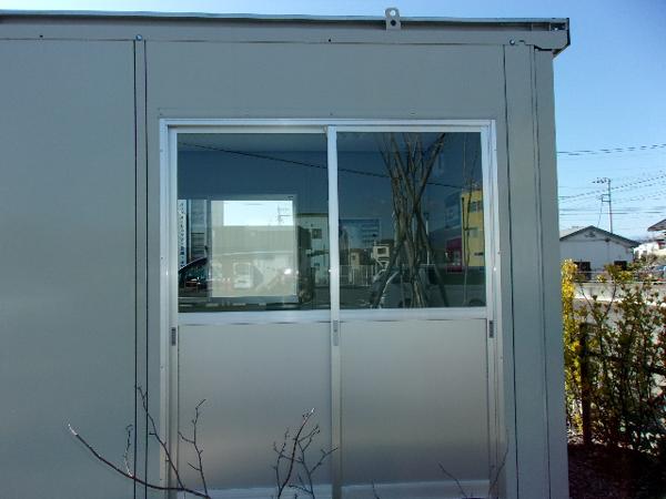 静岡県新富士総合展示場の中古ユニットハウス・プレハブ・コンテナハウスCT-41J(2.83坪)の本体の外観