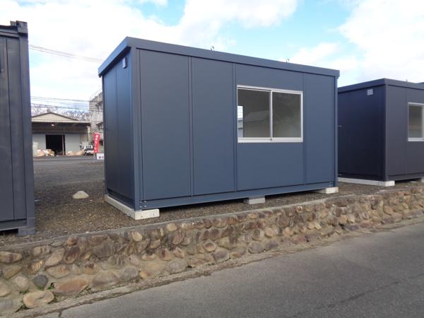 岡山県津山店/展示場の新棟ユニットハウス・プレハブ・コンテナハウス47MSL(3.02坪)の本体の外観
