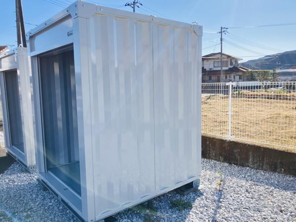 高知県土佐店/展示場の新棟ユニットハウス・プレハブ・コンテナハウスGORILLA(0.94坪)の本体の外観