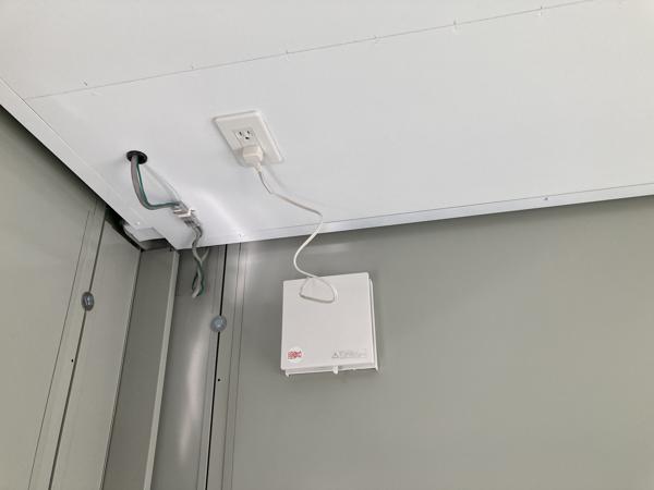 奈良県奈良店/展示場の中古ユニットハウス・プレハブ・コンテナハウスCT-41J(2.83坪)の各設備の換気扇