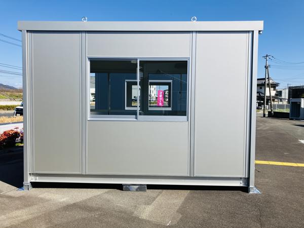 高知県土佐店/展示場の新棟ユニットハウス・プレハブ・コンテナハウス38MSL(2.43坪)の本体の外観