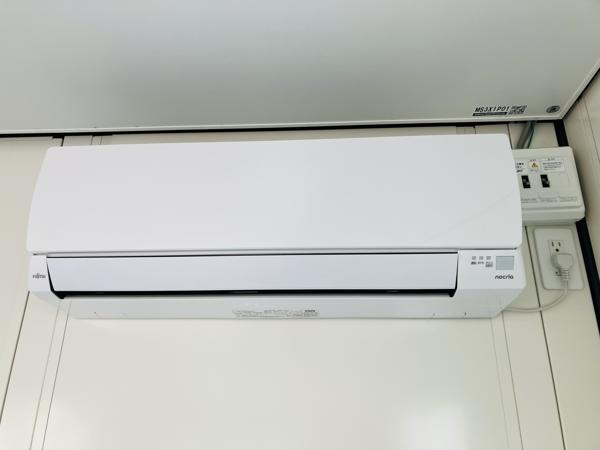 高知県土佐店/展示場の新棟ユニットハウス・プレハブ・コンテナハウス38MSL(2.43坪)の各設備のエアコン