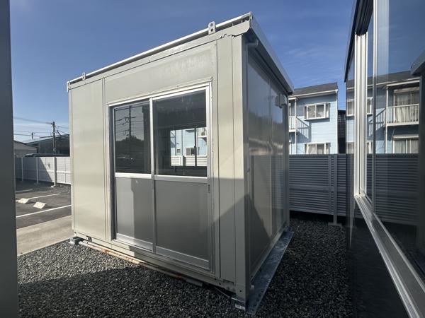 鹿児島県薩摩川内店/展示場の中古ユニットハウス・プレハブ・コンテナハウスCT-32J(2.16坪)の本体の外観